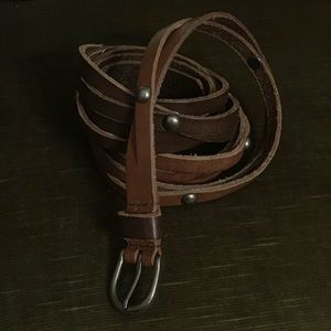 Cuir De Vachette belt size small / medium double wrapped